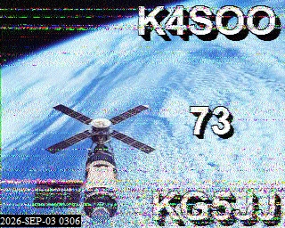 SSTV image from KO6KL_20M