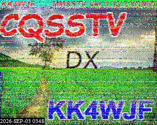 SSTV image from KO6KL_20M