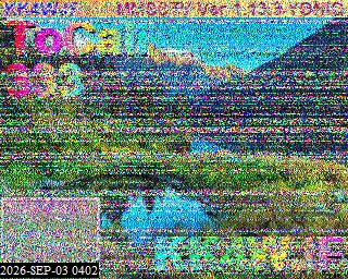 SSTV image from KO6KL_20M