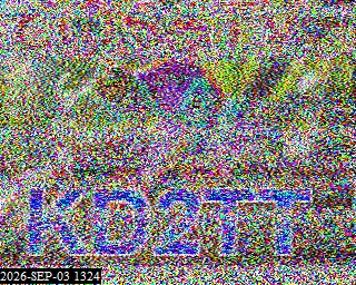 SSTV image from KO6KL_20M