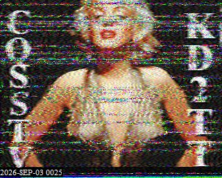 SSTV image from KP4TR_20M