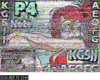 SSTV image from KP4TR_20M