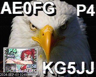 SSTV image from KP4TR_20M