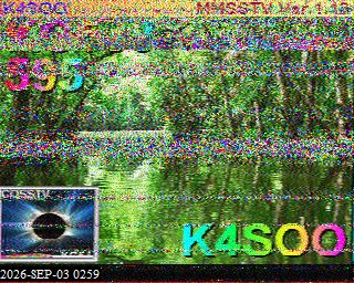 SSTV image from KP4TR_20M