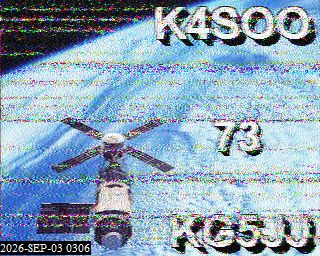 SSTV image from KP4TR_20M