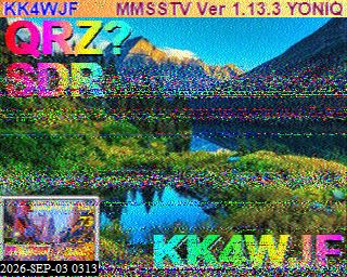 SSTV image from KP4TR_20M