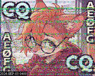 SSTV image from KP4TR_20M