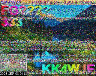 SSTV image from KP4TR_20M