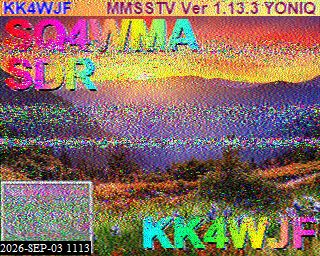 SSTV image from KP4TR_20M