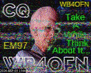 SSTV image from KP4TR_20M