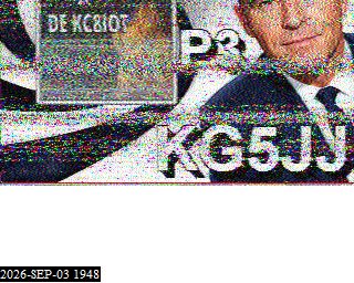 SSTV image from KP4TR_20M