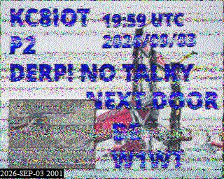 SSTV image from KP4TR_20M