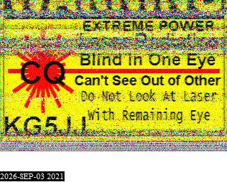 SSTV image from KP4TR_20M