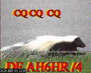 SSTV image from KP4TR_20M