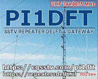 SSTV image from PA3ADE_2M