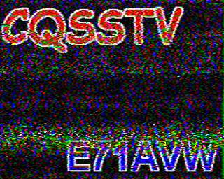 SSTV image from PA3ADE_2M