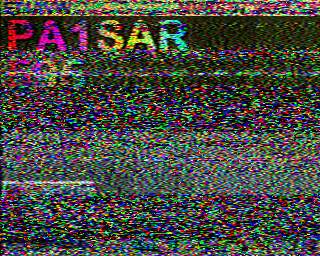 SSTV image from PA3ADE_2M