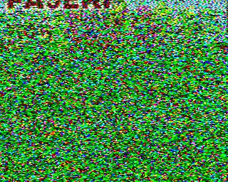 SSTV image from PA3ADE_2M