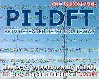 SSTV image from PA3ADE_2M