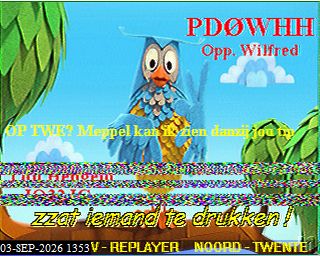 SSTV image from PA3BHW_2M
