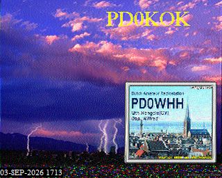 SSTV image from PA3BHW_2M