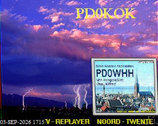 SSTV image from PA3BHW_2M