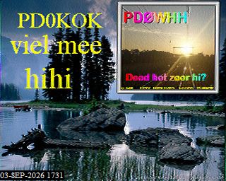 SSTV image from PA3BHW_2M