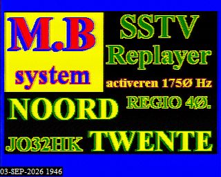 SSTV image from PA3BHW_2M