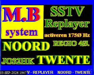SSTV image from PA3BHW_2M