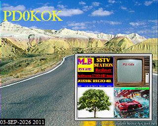 SSTV image from PA3BHW_2M