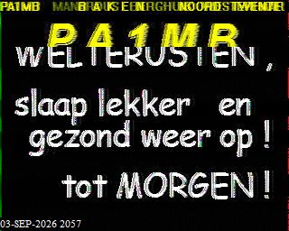 SSTV image from PA3BHW_2M