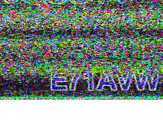 SSTV image from PD2PW_20M