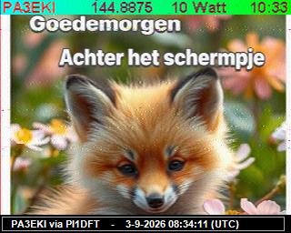 SSTV image from PI1DFT_2M