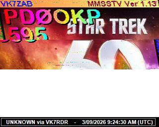 SSTV image from PI1DFT_2M