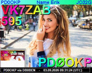 SSTV image from PI1DFT_2M