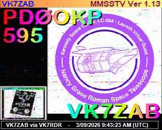 SSTV image from PI1DFT_2M