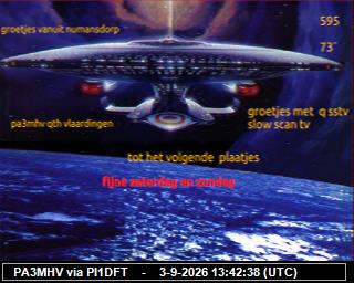 SSTV image from PI1DFT_2M