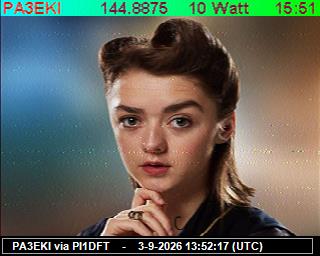 SSTV image from PI1DFT_2M