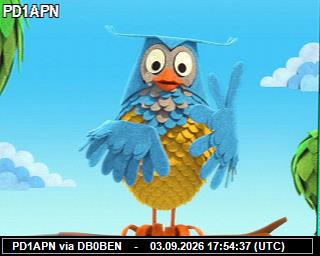SSTV image from PI1DFT_2M