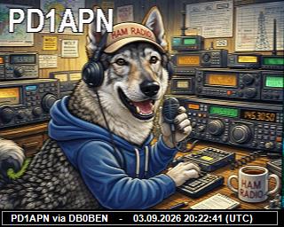 SSTV image from PI1DFT_2M