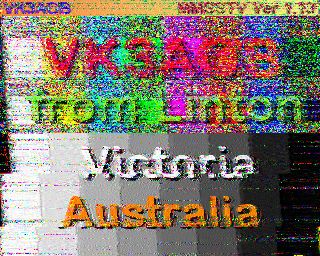 SSTV image from VK2KDK_2M