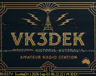 SSTV image from VK7DIK_2M