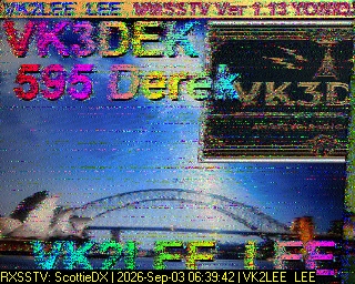 SSTV image from VK7DIK_2M