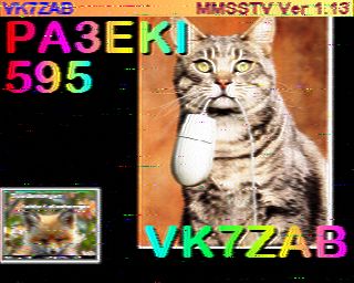 SSTV image from VK7DIK_2M