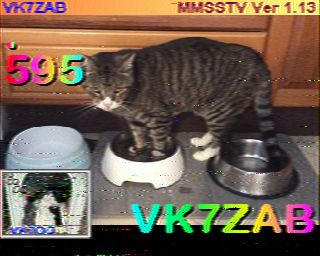 SSTV image from VK7DIK_2M