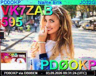 SSTV image from VK7DIK_2M