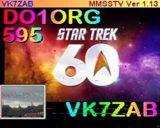 SSTV image from VK7DIK_2M