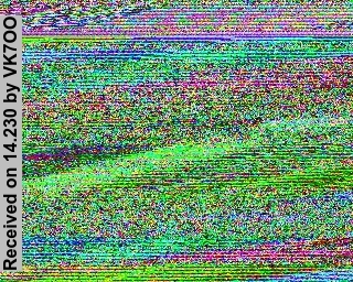 SSTV image from VK7OO_20M
