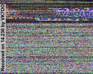 SSTV image from VK7OO_20M