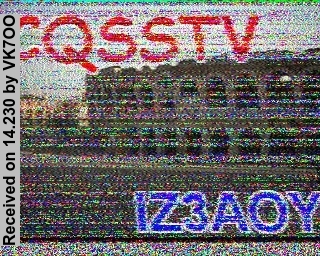 SSTV image from VK7OO_20M